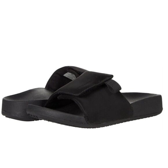 Vionic Womens Lightweight Orthotic Keira Black Slides Size 7 (6067361) New - Picture 1 of 6